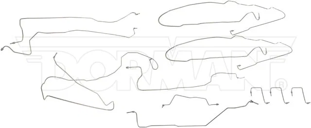 919-150 – DORMAN Brake Line Kit, OE Replacement With 11 Stainless Steel Brake Lines